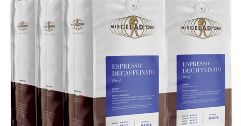 Miscela D Oro Espresso Decaffeinato Kofeiiniton Kahvi Crema