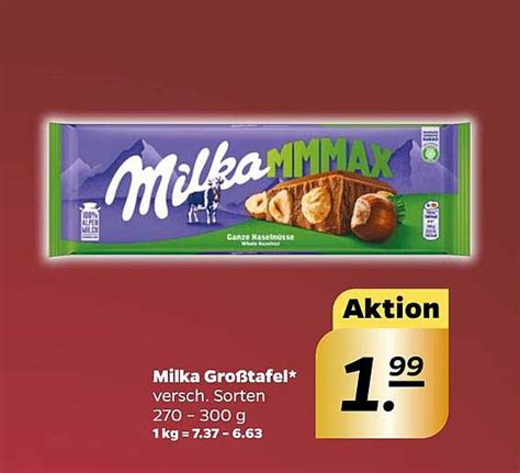 Milka Gro Tafel Angebot Bei Netto