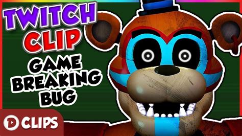 Game Breaking Bug In Fnaf Security Breach Domtendo Twitch Clip Youtube