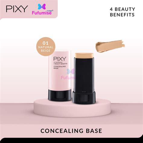 Pixy Concealing Base G Uv Whitening Beauty Benefits Concealer