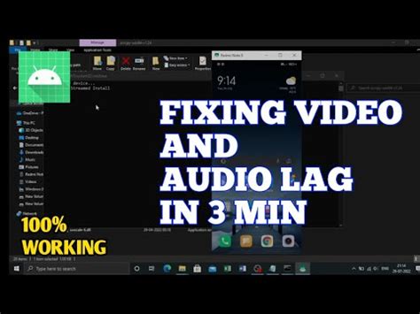 HOW TO FIX THE VIDEO AND AUDIO LAG SCRCPY SNDCPY SCREEN MIRRORING