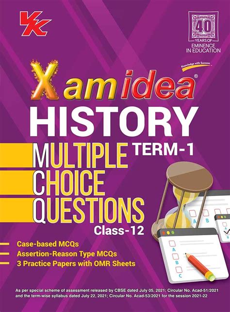 Xam Idea CBSE MCQs Chapterwise For Term I Class 12 History By Xam Idea