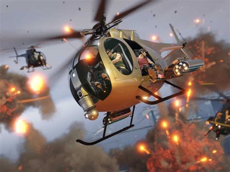 Os melhores helicópteros do GTA Online Buzzard Akula Hunter Savage