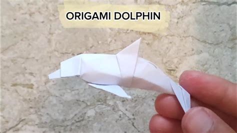 Origami Dolphin Tutorial Youtube