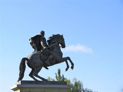 Equestrian statue of Marcus Vipsanius Agrippa in Merida Spain