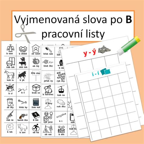 Vyjmenovaná slova po B pracovní listy Český jazyk UčiteléUčitelům cz