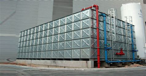 Pressed Steel Sectional Water Tank Potalglas Malaysia