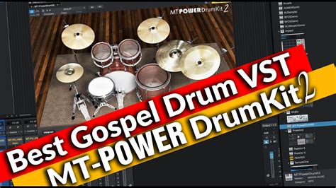 Best Gospel FREE VST Drum Kit Plugin MT Power Drumkit2 YouTube