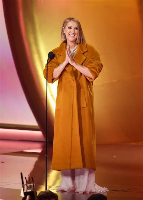 Celine Dion At The 66th Annual Grammy Awards 2024 Rpics