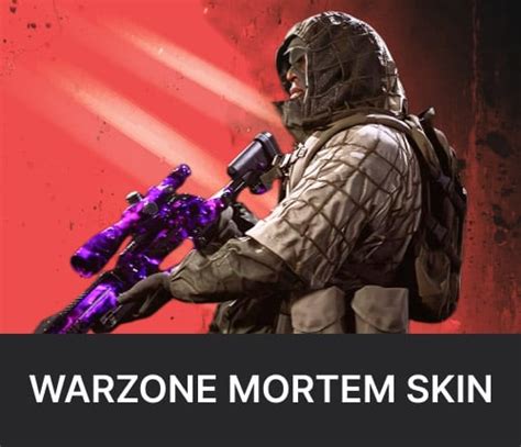 Cod Mw Warzone Mortem Skin Boost Buy Call Of Duty Modern Warfare