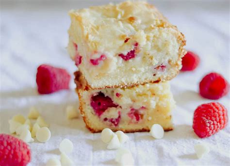 White Chocolate And Raspberry Blondies The Copper Table