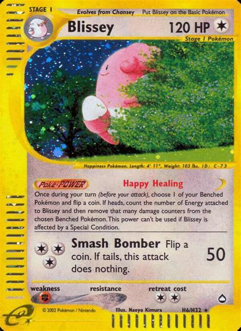 Blissey Ecard H Pok Mon Card Database Pokemoncard