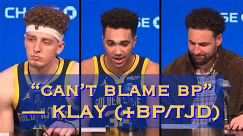 Klay Geez Ah Dramatic Rookie After Podziemski Takes Blame For Loss