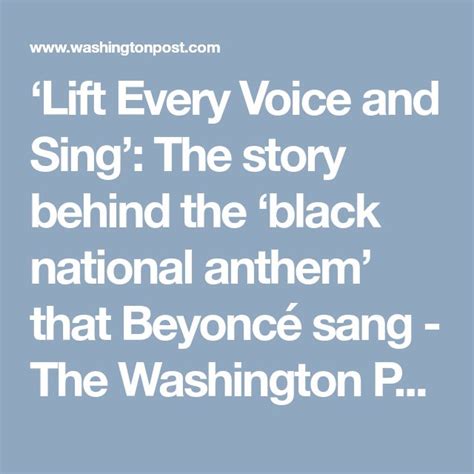 The Washington Post Quote About Singing