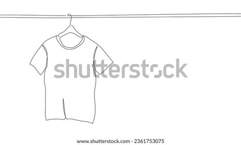 shirt  continuous  drawing shirt stock vector royalty