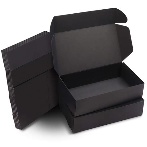 Buy Kurtzy Black Kraft Gift Boxes Pack Box Measures X X