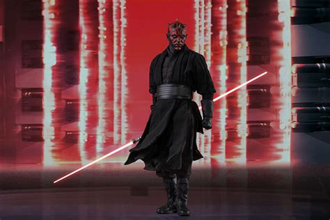 Toyhaven Hot Toys Star Wars Episode I The Phantom Menace Th Scale Darth Maul With Sith Speeder