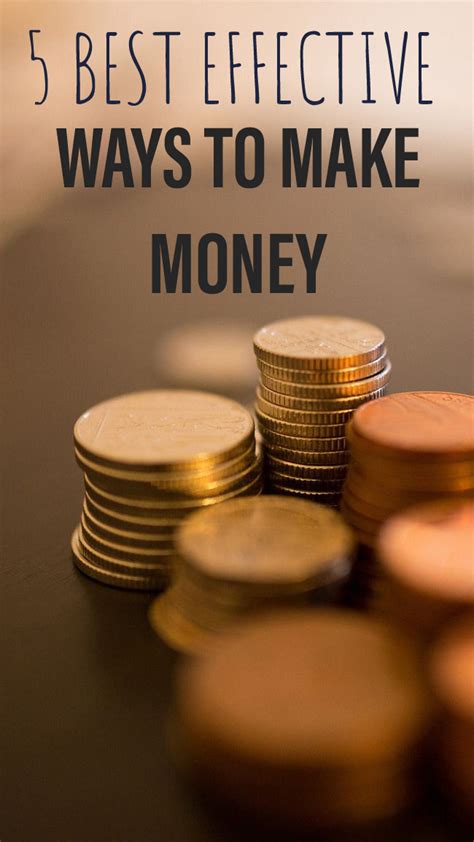 5 Best Effective Ways To Make Money Creative Money Making Ideas