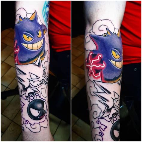 Gengar Evolution Line Progress Added To My Gaming Sleeve Done By Jack