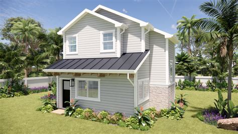 Two Story Adu Floor Plan Under Square Feet