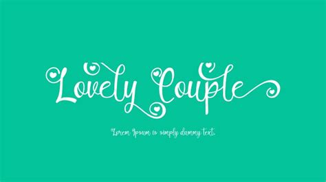 Lovely Couple Font Download Free For Desktop And Webfont