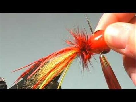 Fire Tiger Bass Popper Fly Tying Lesson Video Tutorial By Curtis Fry