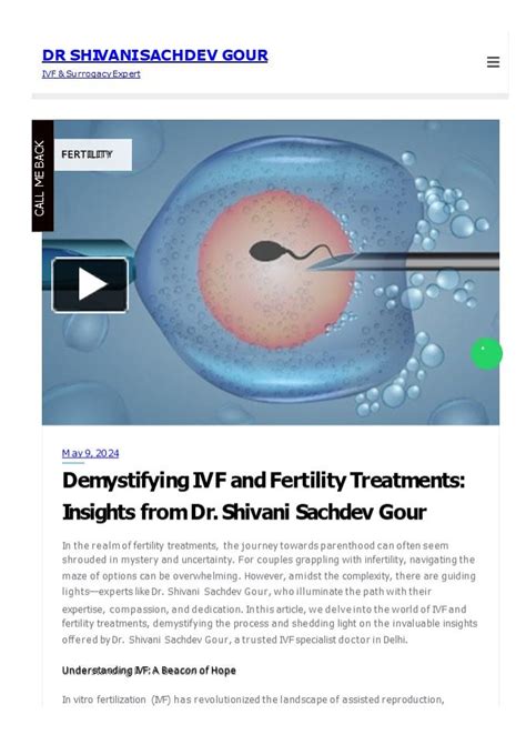 Ppt Demystifying Ivf And Fertility Treatments Insights From Dr