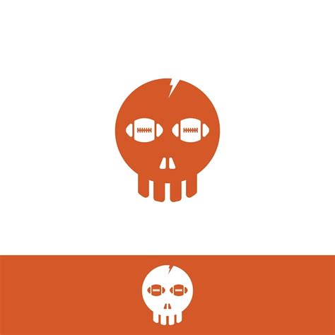 Premium Vector Rugby Skull Logo