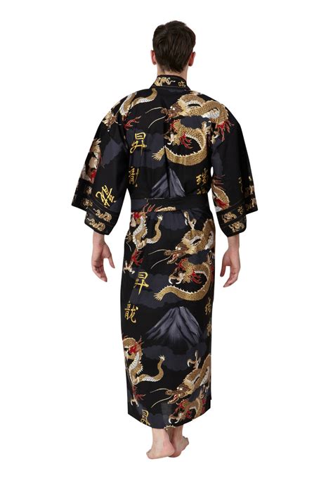 Stunning Black Kimono Robe For Men Beautiful Robes