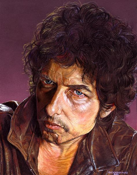 Bob Dylan Painting by Timothy Scoggins