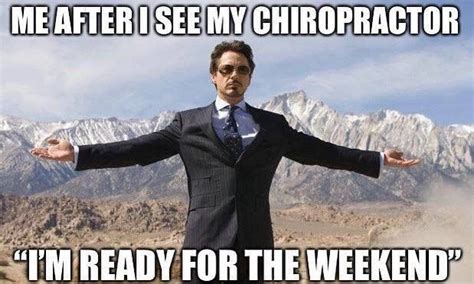 Happy Friday We Love A Well Adjusted Weekend Chiropractic Therapy