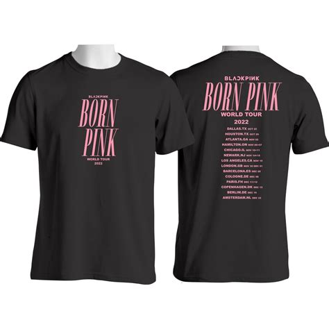 Jual Kaos Tshirt Blackpink Born Pink World Tour Shopee Indonesia