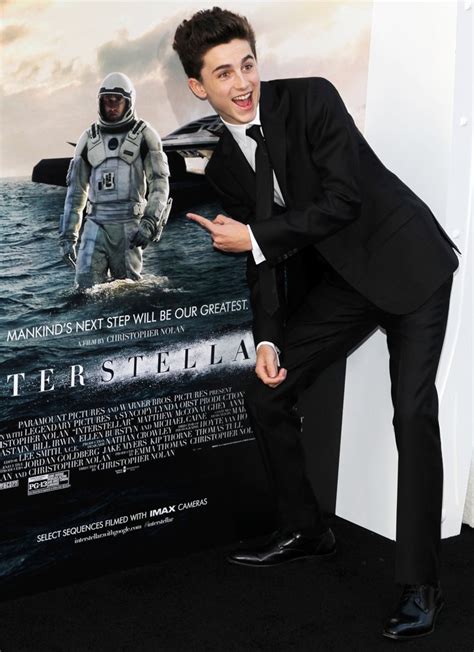 Interstellar Timothée Chalamet