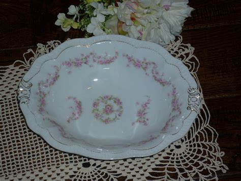 Orleans Oval Serving Bowl Z S Co Bavaria Antique Zeh Etsy