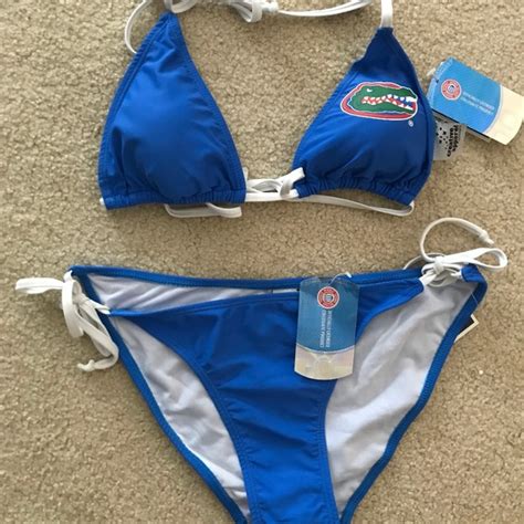 Creative Apparel Concepts Swim Nwt Florida Gators Bikini Royal Blue Logo Swimsuit Poshmark