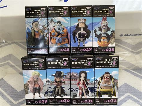 【未使用】【未開封】ワンピース ワールドコレクタブルフィギア Vol4 全8種の落札情報詳細 ヤフオク落札価格検索 オークフリー