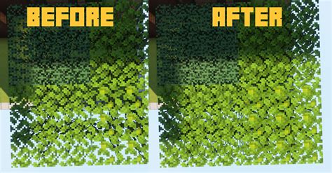 Minecraft animated leaves texture pack - guglsos