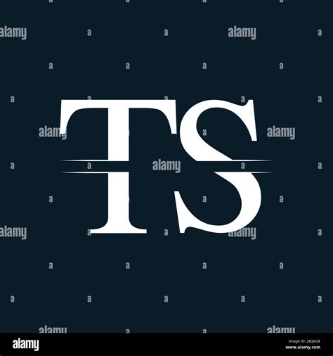 Plantilla De Vector De Diseño De Logotipo De Ts Con Letra Inicial Tipografía Vinculada Diseño