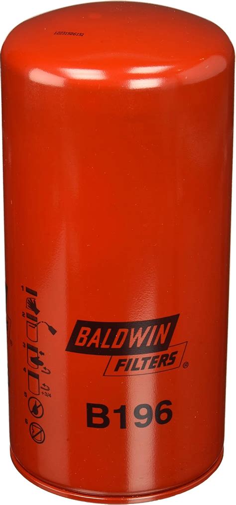 Baldwin B196 Heavy Duty Lube Spin On Filter Amazon Co Uk Automotive