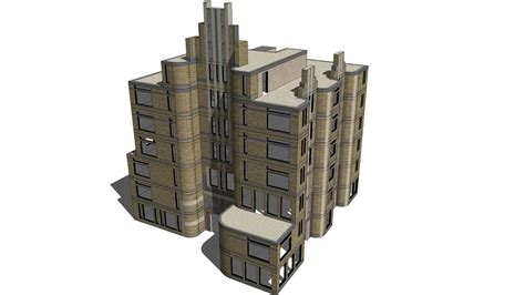 Art Deco Office Building 3d Challenge 097 Entry 3d Warehouse