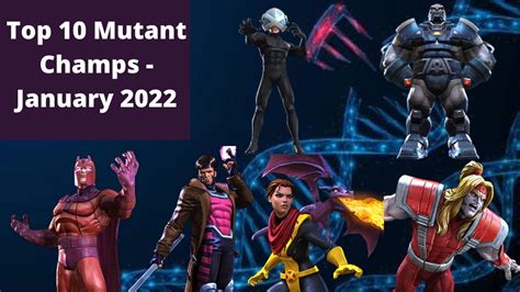 Top 10 Mutant Champs In Mcoc January 2022 Youtube