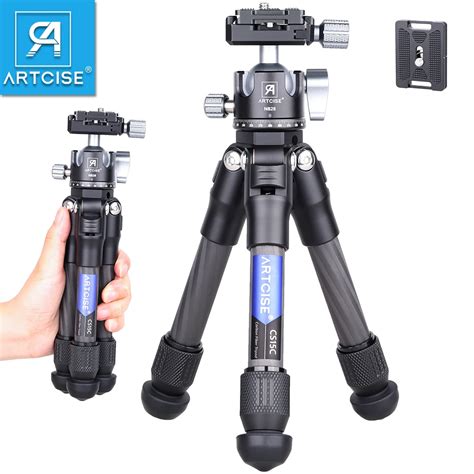 Artcise Cs C Carbon Fiber Compact Travel Portable Tabletop Mini Tripod