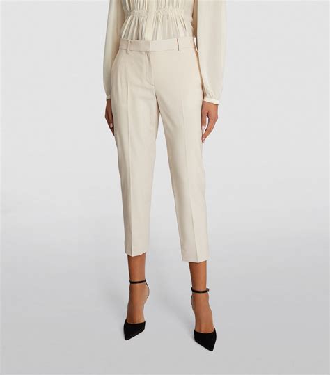 Womens Theory Neutral Tailored Trecca Trousers Harrods Countrycode