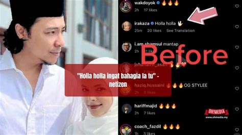 Kena Delete Atau Dia Delete Netizen Perasan Komen Ira Kazar Di IG