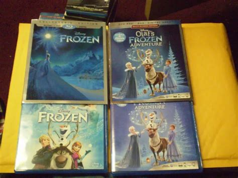 Disney Frozen Blu Ray Dvd Lot Frozen Olaf S Adventure W