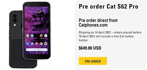 Caterpillar выпустила защищённый смартфон с тепловизором Cat S62 Pro ...