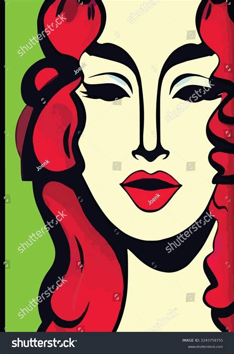 Woman Pop Art Style Retro Vintage Stock Vector Royalty Free