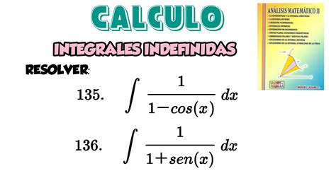 Solucionario An Lisis Matematico Moises Lazaro Carrion Integrales