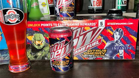 Mtn Dew Game Fuel Citrus Cherry Review Youtube