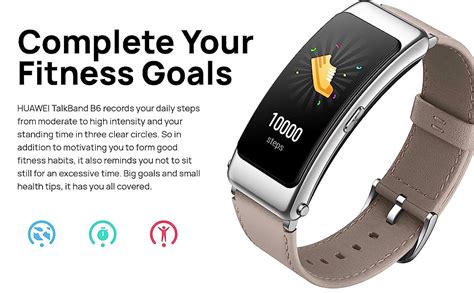 HUAWEI Talkband B6 Smart Band Fitness Activities Tracker With 1 53